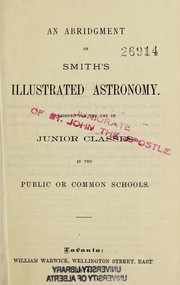 Front cover of An abridgment of Smith's illustrated astronomy by Asa Smith