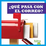 Cover of ¿Qué pasa con el correo? by Charlie W. Sterling