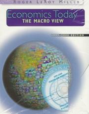 Front cover of Economics Today : The Macro View by Roger Leroy Miller