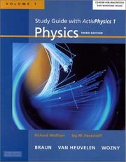 Front cover of Physics for Modern Physics for Scientists and Engineers : Volume 1 by Alan Van Heuvelen