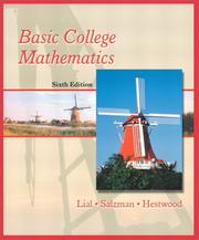 Cover of Basic college mathematics by Margaret L. Lial