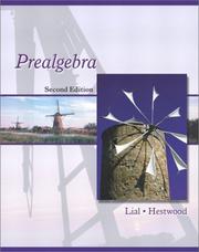 Front cover of Prealgebra by Margaret L. Lial