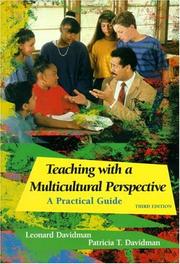 Cover of Teaching with a multicultural perspective by Leonard Davidman