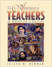 Cover of America's Teachers by Joseph W. Newman