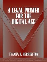 Front cover of A legal primer for the digital age by TyAnna K. Herrington