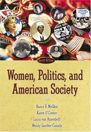 Front cover of Women, politics, and American society by Nancy E. McGlen