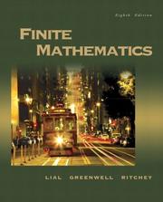 Cover of Finite mathematics by Margaret L. Lial
