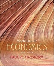 Front cover of Essentials of Economics (6th Edition) (The Addison-Wesley Series in Economics) by Paul R. Gregory