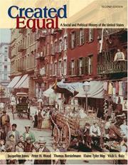 Cover of Created equal by Jacqueline Jones