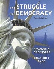 Front cover of Struggle for Democracy, The by Edward S. Greenberg