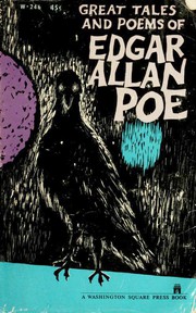 Front cover of Great Tales and Poems of Edgar Allan Poe [21 stories, 34 poems] by Edgar Allan Poe