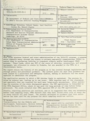 Front cover of An Assessment of federal and state administration of UMTA's section 16(b)(2) funding program by Diogo Teixeira