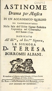 Cover of Astinome by G. Lerner
