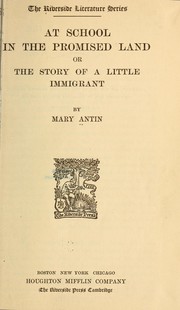 Front cover of At school in the promised land by Mary Antin