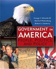 Front cover of Government in America by Martin P. Wattenberg
