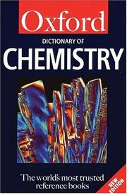 Front cover of A dictionary of chemistry by John Daintith