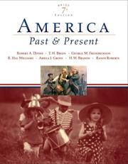 Cover of America Past and Present, Brief Edition, Combined Volume by Richard Hal Williams