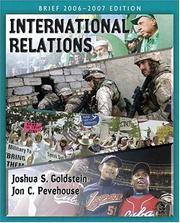 Cover of International relations by Joshua Goldstein