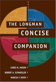 Cover of The Longman concise companion by Christopher M. Anson