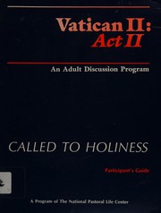 Cover of Called to holiness by Robert L. Kinast
