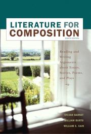 Cover of Literature for composition by Sylvan Barnet