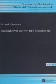 Front cover of Rechtliche Probleme Von PIPE-Transaktionen by Franziska Neumann