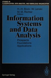 Cover of Information systems and data analysis by Gesellschaft für Klassifikation. Jahrestagung