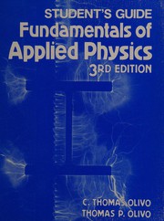Front cover of Fundamentals of applied physics by C. Thomas Olivo