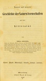 Front cover of Geschichte der Medicin, Chirurgie, Geburtshülfe, Staatsarzneikunde, Pharmacie u. a. Naturwissenschaften und ihrer Litteratur by Emil Isensee