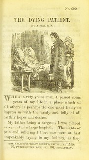 Cover of The dying patient by Religious Tract Society (Great Britain)