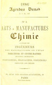 Front cover of Chimie à l'usage des ingénieurs des manufactures de l'état, directuers et contre-maîtres d'usines chimiques, professeurs, pharmaciens, industriels, employés des régies by Unknown