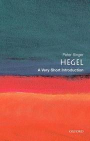 Cover of Hegel by Peter Singer
