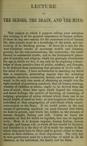 Front cover of The senses, the brain, and the mind by Lionel John Beale