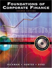 Cover of Foundations of Corporate Finance by Kent A. Hickman