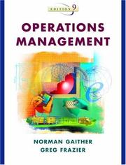 Cover of Operations Management by Norman Gaither