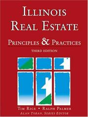 Cover of Illinois real estate by Rice, Tim.
