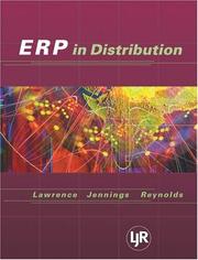 Front cover of ERP in distribution by F. Barry Lawrence