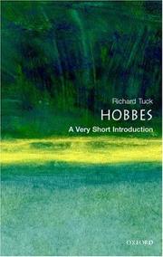 Cover of Hobbes by Richard Tuck