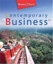 Front cover of Contemporary Business with Xtra! and Audio CD-ROM by Louis E. Boone