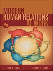 Cover of Modern Human Relations at Work by Richard M. Hodgetts