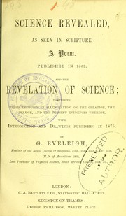 Front cover of Science revealed, as seen in Scripture by George Eveleigh