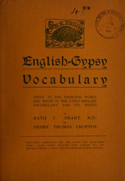 Front cover of English-Gypsy vocabulary by Bath Charles Smart