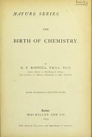 Cover of The birth of chemistry by G. F. Rodwell