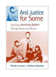 Cover of And justice for some by Wendy Jean Lement
