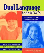 Front cover of Dual language essentials for teachers and administrators by Yvonne S. Freeman