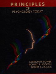 Front cover of Principles of Psychology Today by Gordon H. Bower