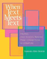 Cover of When Text Meets Text by Barbara King-Shaver
