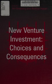 Front cover of New venture investment by Ari Ginsberg