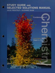 Front cover of Study Guide/Selected Solutions Manual by Julie R. Frentrup