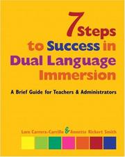 Front cover of 7 steps to success in dual language immersion by Lore Carrera-Carrillo